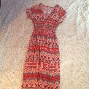 Vintage Printed Dress